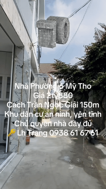 Mua bán Nhà ở Thành phố Mỹ Tho Tiền Giang diện tích 55.5998 m² giá 2,79 tỷ
