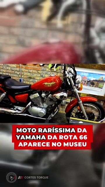 Moto raríssima da Yamaha da Rota 66 aparece em museu