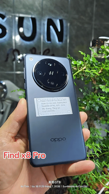 Oppo Find X8 Pro R12+256 Dimen9400 Pin6000 NFC 2s. Mua bán Điện thoại tại Huyện Trảng Bàng Tây Ninh được đăng bởi Sun Mobile Shop Điện Thoại Trảng Bàng Tây Ninh 01 hình 1
