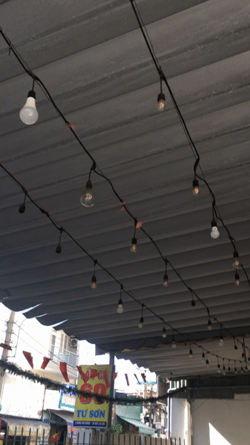 Dây đèn trang trí 60m dùng cho cafe. Mua bán Đèn tại Quận Bình Tân Tp Hồ Chí Minh được đăng bởi kiên hình 1