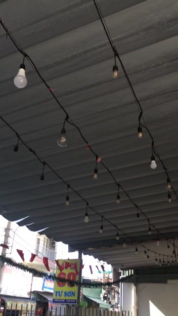 Dây đèn trang trí 60m dùng cho cafe. Mua bán Đèn tại Quận Bình Tân Tp Hồ Chí Minh được đăng bởi kiên hình 1