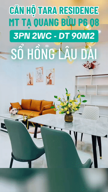 Mua bán Căn hộ Chung cư Tara Residence Quận 8 Tp Hồ Chí Minh diện tích 90 m² giá 4,5 tỷ
