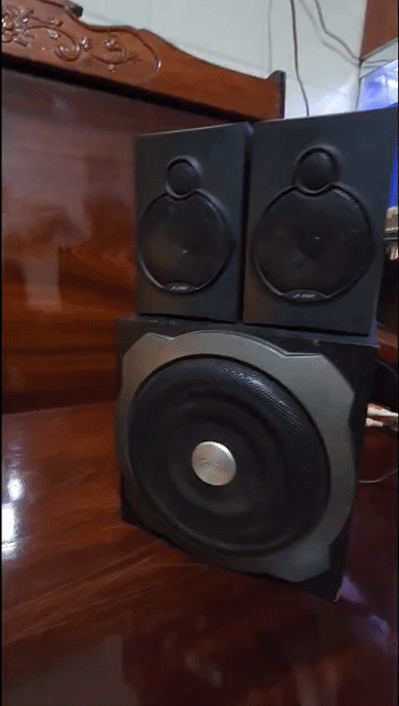 Loa vi tính F&D A521 Đen. Mua bán Tivi, Âm thanh tại Thành phố Long Xuyên An Giang được đăng bởi Hàng cũ thanh lý hình 1