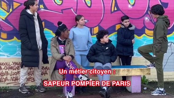Un métier citoyen: sapeur pompiers de Paris