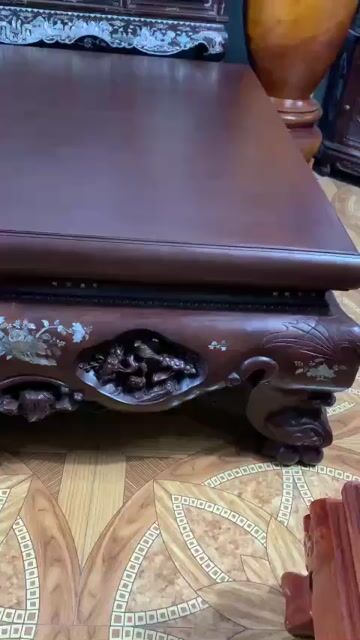 Sập gỗ Gỗ Nâu 1.8m x 2.2m. Mua bán Nội thất, đồ gia dụng khác tại Quận Cẩm Lệ Đà Nẵng được đăng bởi Trà Nguyễn hình 1