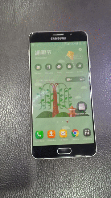 Samsung A7 (2016) Vàng Đã dùng. Mua bán Điện thoại tại Quận Hoàng Mai Hà Nội được đăng bởi Lã Độ hình 1