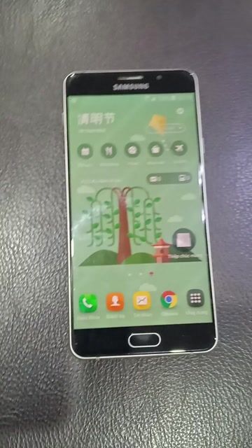 Samsung A7 (2016) Vàng Đã dùng. Mua bán Điện thoại tại Quận Hoàng Mai Hà Nội được đăng bởi Lã Độ hình 1