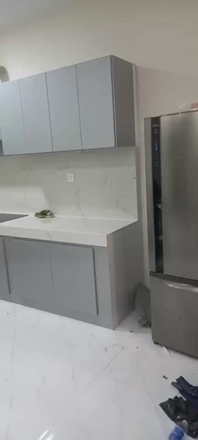 Combo tủ bếp nhựa có khung bê tông tại nhà khách. Mua bán Tủ, kệ gia đình tại Huyện Hóc Môn Tp Hồ Chí Minh được đăng bởi Nguyên tủ bếp nhựa ECOPLAST hình 1