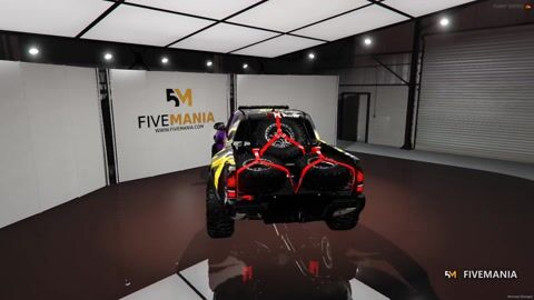 FIVEM Xgv T47 4x4 | Custom Off-Road Truck [Unbadged] Add-On | Custom Livery | Off-Road Suspension | Working Lights | Spare Tires | Add-On | Optimized | Fivem Ready | High Quality — video preview
