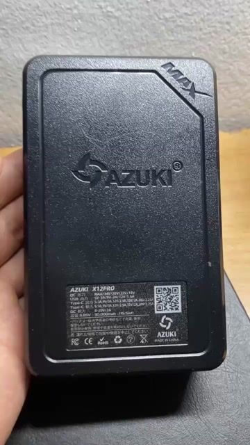 Pin sạc dự phòng AZUKI X12Pro Đen. Mua bán Phụ kiện (Màn hình, Chuột...) tại Huyện Sóc Sơn Hà Nội được đăng bởi Nguyễn Trung Hiếu hình 1