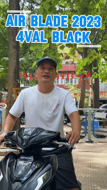 Honda Air Blade 125 4Val 2023 Đen Nhám. Mua bán Xe máy tại Quận Ba Đình Hà Nội được đăng bởi Xe Máy Nam Thi hình 1