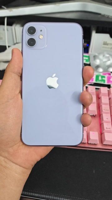 iPhone 11 128GB Quốc tế Tím tặng ốp Magsafe. Mua bán Điện thoại tại Huyện Ba Vì Hà Nội được đăng bởi Đức hình 1