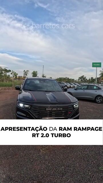 APRESENTAÇÃO DA RAM RAMPAGE RT 2.0 TURBO #motor #turbo
