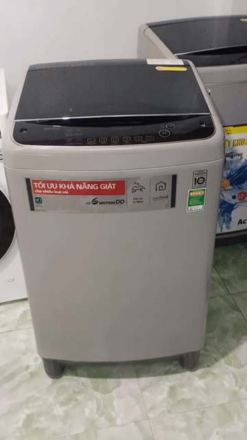 Máy giặt LG 10kg Inverter Xám Thái Lan bao ship . Mua bán Máy giặt tại Huyện Bình Chánh Tp Hồ Chí Minh được đăng bởi shop thanh lý tủ lạnh máy giặt hình 1