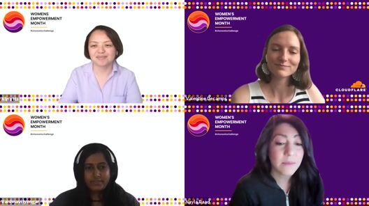 Thumbnail image for video "Women's Empowerment Month: Career Paths to Cloudflare"