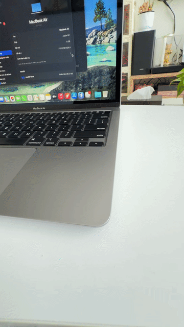 MacBook Air M1 Xám - có trầy xước. Mua bán Laptop tại Quận 1 Tp Hồ Chí Minh được đăng bởi Minh Lee hình 1