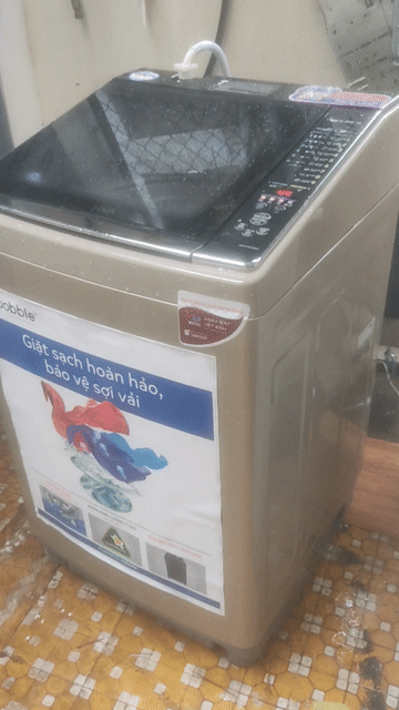 Máy giặt Aqua 10.5kg cửa trên 90% mới. Mua bán Máy giặt tại Thành phố Vũng Tàu Bà Rịa - Vũng Tàu được đăng bởi thanh dương  hình 1