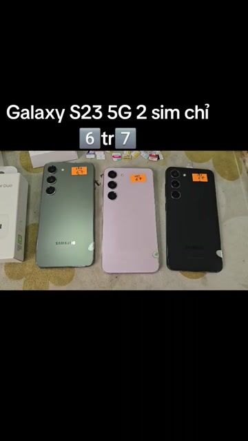 Samsung Galaxy S23 5G 256GB Hồng. Mua bán Điện thoại tại Quận Gò Vấp Tp Hồ Chí Minh được đăng bởi ThiênMinhMobile hình 1