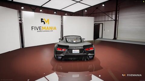 FIVEM Coquette4c | Realistic Sports Car Add-On | Interior & Exterior | Working Lights | Custom Wheels | Optimized | Fivem Ready | High Quality — video preview