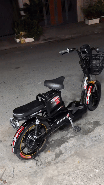 Xe đạp điện lắp bình mới 100% bh bình 12T. xe 95%. Mua bán Xe đạp tại Thành phố Biên Hòa Đồng Nai được đăng bởi XE ĐIỆN THÚY DUYÊN hình 1