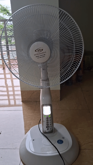 Quạt sạc HONJIANDA HJ-602 Trắng 16 inch. Mua bán Quạt tại Huyện Vĩnh Bảo Hải Phòng được đăng bởi Mr.Hà hình 1