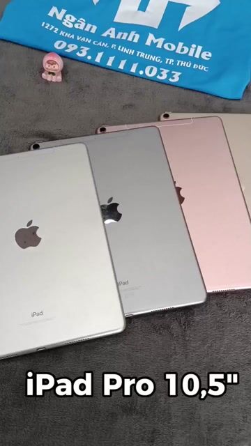 Máy tính bảng Ipad Pro 10.5 Wifi/4G like new 3 màu. Mua bán Máy tính bảng tại Thành phố Thủ Đức Tp Hồ Chí Minh được đăng bởi Ngân anh mobile hình 1