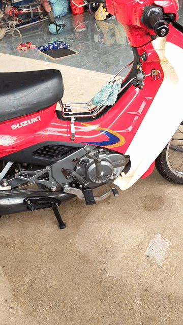Suzuki RCG 120 Đỏ trắng. Mua bán Xe máy tại Thành phố Thuận An Bình Dương được đăng bởi Việt Nhật hình 1