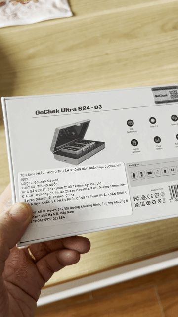 Micro Gocheck Ultra S24-03 Đen Mới 100%. Mua bán Tivi, Âm thanh tại Quận Nam Từ Liêm Hà Nội được đăng bởi Nguyễn văn lộc hình 1