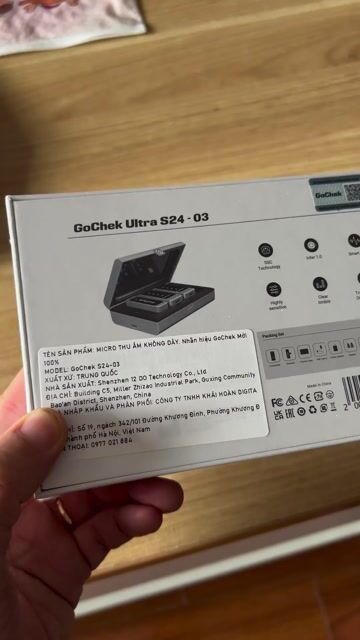Micro Gocheck Ultra S24-03 Đen Mới 100%. Mua bán Tivi, Âm thanh tại Quận Nam Từ Liêm Hà Nội được đăng bởi Nguyễn văn lộc hình 1