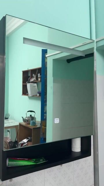 100% mới Tủ lavabo đen *** có kính & đèn led. Mua bán Thiết bị vệ sinh, nhà tắm tại Quận 3 Tp Hồ Chí Minh được đăng bởi TÚ hình 1