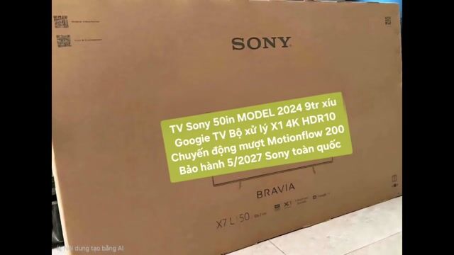 TV 4K Sony 50X77L 50in 4K Google TV BảoHành 5/2027. Mua bán Tivi, Âm thanh tại Quận 8 Tp Hồ Chí Minh được đăng bởi Nguyen nguyen hình 1