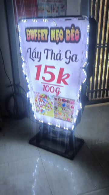 Xe đẩy bán hàng,bán kẹo,trà sữa,cafe,đồ ăn vặt.. Mua bán Đồ chuyên dụng, Giống nuôi trồng tại Quận Bình Tân Tp Hồ Chí Minh được đăng bởi HuyQ12 hình 1