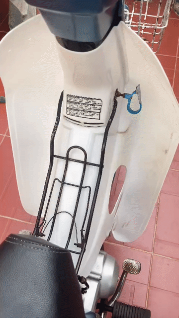 Honda Super Cub 50 Xanh trắng Cổ điển. Mua bán Xe máy tại Huyện Chư Sê Gia Lai được đăng bởi Anh Duy hình 2