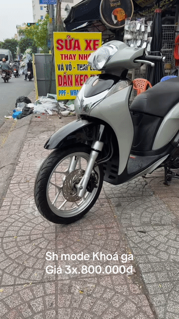 Honda SH Mode 2016 Xám xi măng. Mua bán Xe máy tại Quận Bình Thạnh Tp Hồ Chí Minh được đăng bởi Chương Decal hình 1