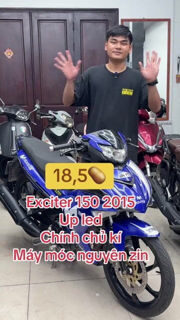 Yamaha Exciter 150 2015 Xanh. Mua bán Xe máy tại Thành phố Thủ Đức Tp Hồ Chí Minh được đăng bởi Lê Hạnh hình 1
