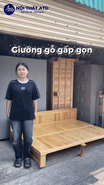 Giường gấp gỗ /Giường gấp gỗ/Giường gấp gỗ/Giường. Mua bán Giường, chăn ga gối nệm tại Quận Tân Phú Tp Hồ Chí Minh được đăng bởi NỘI THẤT HCM hình 1