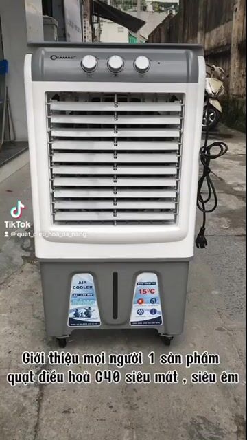 quạt hơi nước 40L bảo hành 2 năm mô tơ đồng. Mua bán Quạt tại Quận Thanh Khê Đà Nẵng được đăng bởi Công ty TNHH Hiếu Trần hình 1