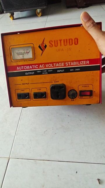 Thanh Lí Ổn áp Sutudo 1KVA Lõi đồng Zin Đẹp. Mua bán Đồ chuyên dụng, Giống nuôi trồng tại Huyện Phong Điền Cần Thơ được đăng bởi Thanh Lý Tivi Nhà Nghỉ Ks Quán Ăn hình 1