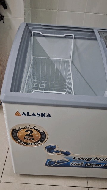 Tủ đông Alaska Trắng tiết kiệm điện. Mua bán Tủ lạnh tại Thành phố Bà Rịa Bà Rịa - Vũng Tàu được đăng bởi Kim Loan hình 1